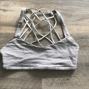 Free to be wild lululemon sports bra